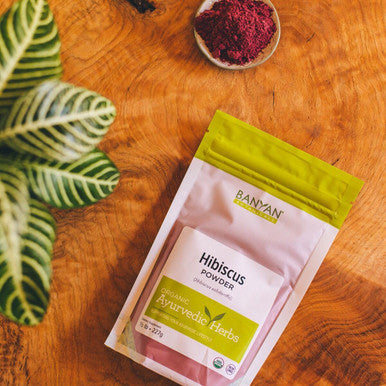 Banyan Botanicals Hibiscus Flower Powder 1 Lb - Usda Organic - Hibiscus Sabdariffa - For Hair, Skin, & Women'S Health*