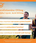DoctorS Best Benfotiamine + Alpha Lipoic Acid (Ala) Nutritional Supplement Support For Glycemic Balance and Metabolic Response Benfotiamine 150 Mg and AlphaLipoic Acid 300 Mg Capsules 60 Veg Caps