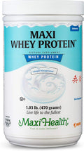 Maxi Health Naturemax Energize Whey Protein Powder and Meal Replacement Kosher Plain 1.03 Pound
