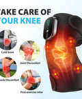 Flaremore Cordless Heated Knee Massager For Pain Relief Fsa Eligible Hsa 2026 Upgrade 4-Motor Full-Coverage Vibration & Heat Xl Heating Knee Brace For Targeted Pain Relief In Knee Shoulder & Elbow 5 Heat Levels & 5 Massage Modes