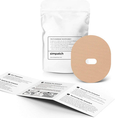 Simpatch Guardian Enlite Adhesive Patch (25-Pack) (Tan)