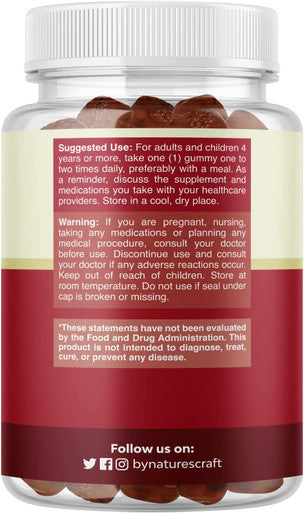 Natural Cranberry Gummies for Women and Men - Extra Strength Delicious Antioxidant Cranberry Chews 1000mg for Urinary Tract Health Kidney Support Bladder and Immunity - Vegan Gluten and Gelatin Free
