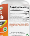 Best Naturals Milk Thistle Extract 1000mg Equivalent - 240 Capsules - Non-GMO & Gluten (240 Count (Pack of 1))