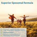 Liposomal Vitamin C 1000mg & Zinc Bisglycinate by Igennus, High Absorption Liquid Immune Support for Men, Women & Kids, USA Made & Non-GMO, Sugar-Free, Citrus Vanilla Flavor, 30-90 Liquid Servings