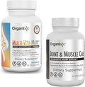 Organixx MultiVitaMaxx Whole Food Multivitamin (90 Gel Capsules) and Joint and Muscle Care (60 Capsules)
