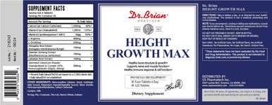 Height Growth Maximizer - Advanced Growth Formula Grow Taller Supplement For Children (10+) &Teens - Multivitamin,Mineral Calcium,L-Arginie & Astragalus Ginseng