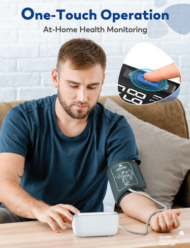 ATUDER Blood Pressure Monitors for Home Use Upper Arm, Accurate Cuff 8.7"-15.7" Monitor with Large Backlight Display 2 Users 240 Sets Memory & HR Detection, Digital BP Machine with Carrying Case