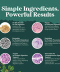 Natures Craft Digestive Enzymes with Ox Bile Supplement - Purified Bile Salts Supplement for Digestion Pancreas and Gallbladder Support with Pancreatin 4X Ox Bile Digestive Enzymes and Bile Salt Complex (1 Month)