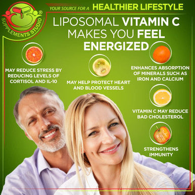 Overall Health Support Liposomal Vitamin C 1500mg Daily Vegan Whole Food Multivitamin Plus for Men Women No Iron Liposomal Glutathione 500mg