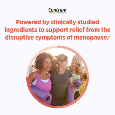 Centrum Clear Mind And Calm Mood Menopause Support Tablets With Clinically Studied Enxtra 30 Count