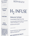 Bodyhealth H2 Infuse Molecular Hydrogen Tablets, Hydrogen Tablets For Drinking Water, Elemental Magnesium To Support Metabolism, Hydrogen Pills For Molecular Hydrogen Water (60 Count)