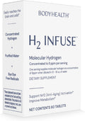 Bodyhealth H2 Infuse Molecular Hydrogen Tablets, Hydrogen Tablets For Drinking Water, Elemental Magnesium To Support Metabolism, Hydrogen Pills For Molecular Hydrogen Water (60 Count)