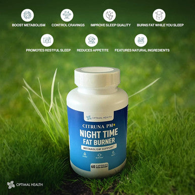 Pm Night Time Weight Loss Supplement For Men & Women- Natural Weight Loss Pills Infused With Ashwagandha, Lemon Balm, 5-Htp - Appetite Control Night Time Fat Loss Pills - 60 Capsules