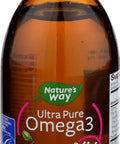 Natures Way Ultra Pure Omega-3 Kids DHA Liquid Fish Oil Supplement, Citrus Punch Flavor, 8 Fl Oz