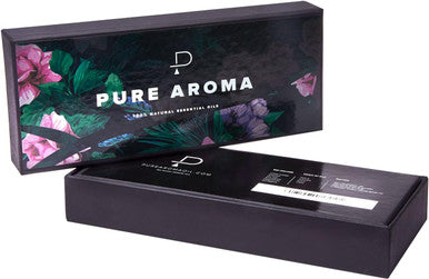 Essential oils by PURE AROMA 100% Pure Therapeutic Grade Oils kit- Top 6 Aromatherapy Oils Gift Set-6 Pack, 10ML(Eucalyptus, Lavender, Lemon grass, Orange, Peppermint, Tea Tree)