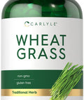 Carlyle Wheat Grass | 500 Vegetarian Caplets | Non-Gmo, Gluten Free Supplement