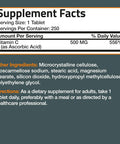 Bronson Vitamin C 500 Mg Supports A Healthy Immune System & Antioxidant Protection, Non-Gmo, 250 Vegetarian Tablets