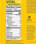 Vitalyte Natural Electrolyte Powder Drink Mix, Gluten Free, 40 2 Cup Servings Per Container (Lemon)