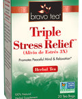 Triple Stress Relief Tea 20 bags By Bravo Tea & Herbs