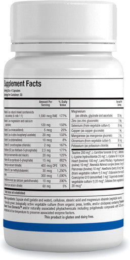 Biotics Research Bio Cardiozyme Forte Healthy Heart Multivitamin. Broad Spectrum Formulation Designed to Support Cardiovascular Health and Function. Powerful Antioxidant Support 120 Capsules