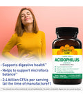 Country Life Dairy-Free Acidophilus With Pectin 2.4 Billion Cfus 250 Vegan Capsules Certified Gluten Free Certified Vegan