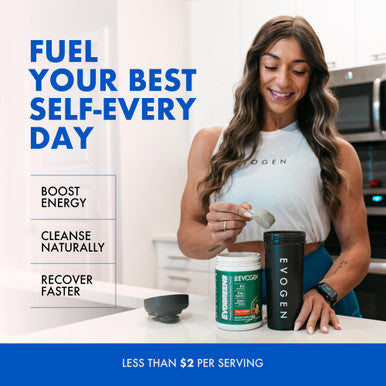 Evogen Evogreens - Super Greens Powder | Promotes Recovery Wellness & Immune Health | Greens Superfood Powder with Spirulina Probiotics Pomanox Pomegranate Extract | Fruit Punch | 30 Servings