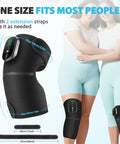 Flaremore Cordless Heated Knee Massager For Pain Relief Fsa Eligible Hsa 2026 Upgrade 4-Motor Full-Coverage Vibration & Heat Xl Heating Knee Brace For Targeted Pain Relief In Knee Shoulder & Elbow 5 Heat Levels & 5 Massage Modes