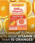 Emergen-C Dietary Supplement with 1000mg Vitamin C (Super Orange Flavor, 0.32 Ounce (Pack of 30)