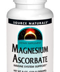 Source Naturals Magnesium Ascorbate Crystals - Non-Acidic Vitamin C - 8 Ounce Powder