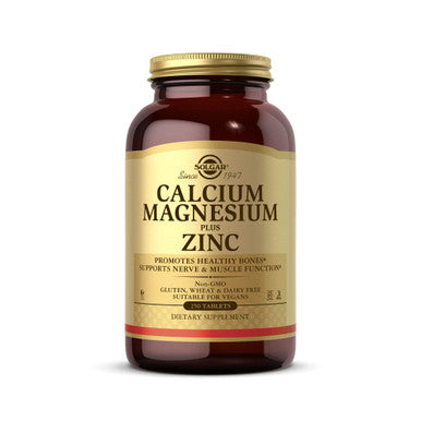Solgar Calcium Magnesium Plus Zinc 250 Tablets