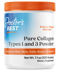 Doctor'S Best Pure Collagen Types 1 & 3 Promotes Healthy Skin Hair & Nails Bone & Joint Support 7.1 Ounce (Pack Of 1)