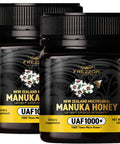 FREZZOR Premium New Zealand Raw Multifloral Manuka Honey with UAF1000+ Super Antioxidant, 230% More Bioactive, Best Support for Everyday Wellness, Antioxidant Superfood, 1 Jar (8.8oz/250g)