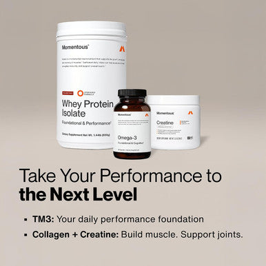 Momentous Creatine Monohydrate Powder 5g per Serving Unflavored | Supports Lean Muscle Strength Recovery and Cognitive Function NSF Certified for Sport Non-GMO and Gluten-Free (90 Servings)