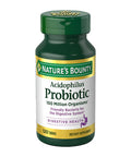 Nature's Bounty Acidophilus Probiotic Daily Probiotic Supplement Supports Digestive Health 1 Pack 120 Tablets