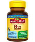 Nature Made Maximum Strength Vitamin B12 5000 Mcg Softgels 60 Count