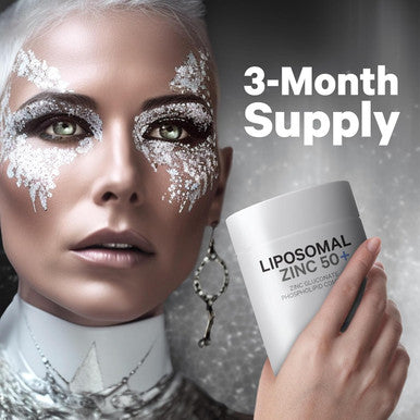Codeage Liposomal Zinc Supplement 3 Month Supply One Per Day - 50 Mg Zinc Gluconate Vitamin Pills - Essential Mineral Supplements Zinc Plus Liposomal Delivery Matrix - Vegan Non-Gmo - 100 Capsules