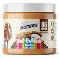 Fit Butters Birthday Cake Cashew Almond Butter Spread - Added Protein and Coconut Oil, Low Carb, Low Sugar, Gluten Free, Complete Protein Dessert Flavored Nut Butter
