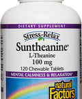 Natural Factors Suntheanine Chewable Tablets 120 Count