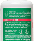Microbiome Labs FODMATE Digestive Enzymes - Enzymes for Digestion, Occasional Mild Bloating Relief for Adults - Helps Break Down FODMAPs - Complement Low-FODMAP Protocols (120 Ct)