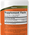 Now Foods Saccharomyces Boulardii Gastrointestinal Support 60 Veg Capsules
