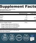 Left Coast Performance Advanced Collagen Complex Powder VERISOL FORTIBONE & FORTIGEL for Hair Skin Bone & Joint Support Clinically Studied Ingredients Grass-Fed Hydrolyzed Collagen Peptides 30 Servings