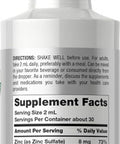 HorbAach Liquid Zinc Drops 2 Oz With Organic Glycerin Vegetarian, Non-Gmo, Gluten Supplement