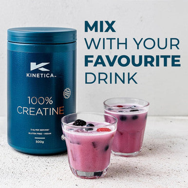 Kinetica 100% Creatine Monohydrate Powder 147 Servings Creapure Creatine. Nutritional Supplements Vegan & Gluten