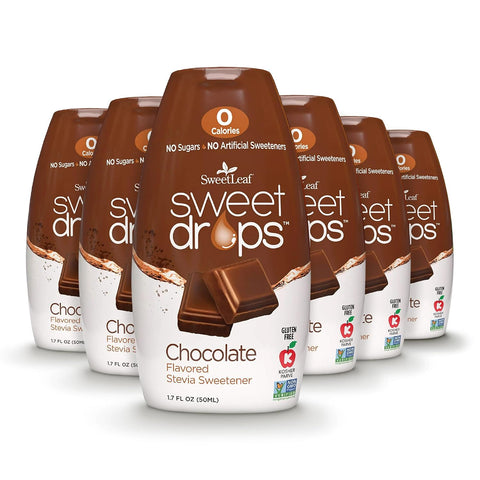 SweetLeaf Sweet Drops Flavored Stevia Liquid Sweetener Stevia Extract Zero Calories Gluten Keto Friendly Non GMO Natural Flavor Sugar Alternative Pumpkin Spice 1.7 Fl Oz (Pack of 6)