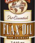 Barlean'S Flaxseed Oil For Animals Pet Essential Liquid Omega 3 Fatty Acids Cat And Dog Oil Supplements For Skin And Coat Omega 3 For Dogs Cats And Other Pets 12 Oz