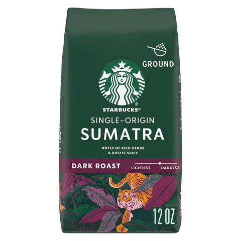 Starbucks Ground Coffee, Dark Roast Hot or Iced Coffee, French Roast, 28 oz