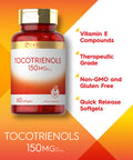 Carlyle Tocotrienols | 150Mg Supplement | 60 Softgels | Non-Gmo And Gluten Free Complex