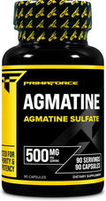 Primaforce Agmatine Sulfate 500mg 90 Capsules - Non-GMO Gluten Supplement