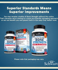 Bone Strength Calcium Supplement - With Calcium, Vitamin D3, K2, C, Magnesium, Zinc - 8 Bone-Building Nutrients, High Absorption, Non-Constipating Formula - 120 Veggie Capsules For Optimal Bone Health