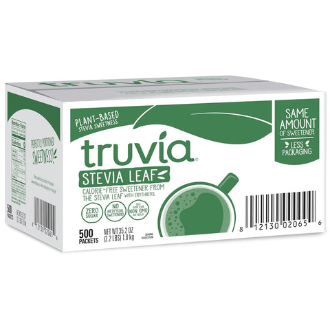 Truvia CalorieFree Sweetener Stevia Leaf Packets 140 Count (9.87 oz Carton)